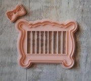 Spalliera Culla con papillon 9cm - 3d Selling