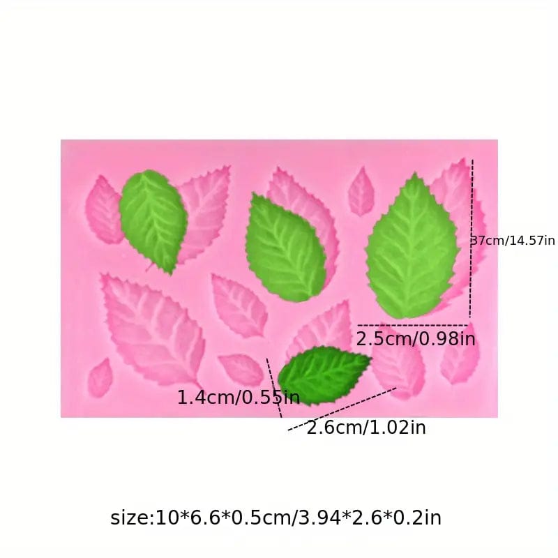 Stampi in Silicone Set foglie - 3d Selling