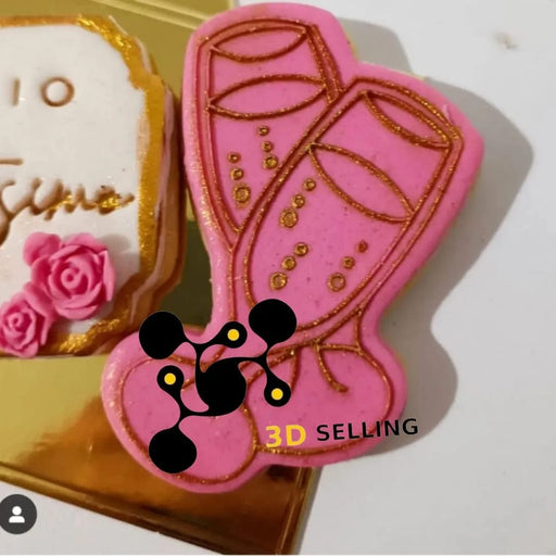 Selling3D Casa, arredamento e bricolage:Articoli per cucina e bar:Accessori per pasticceria:Altro accessori per pasticceria Stampo in acrilico bicchieri Champagne