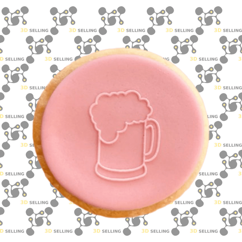 Stampo in acrilico + cutter Birra - 3d Selling