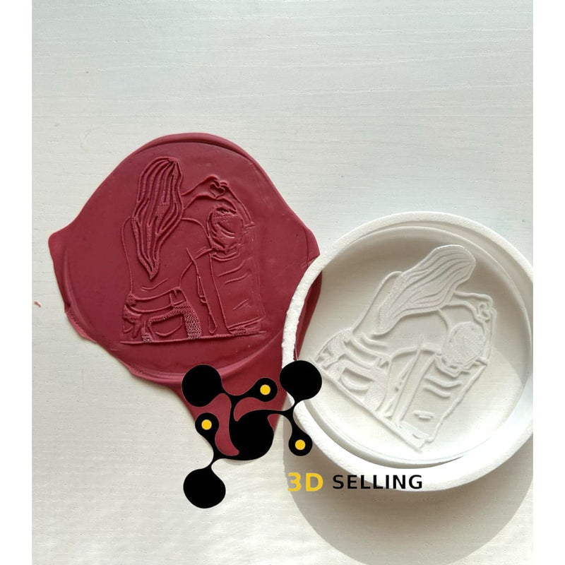 Stampo in acrilico + cutter Mamma con Bimbo - 3d Selling