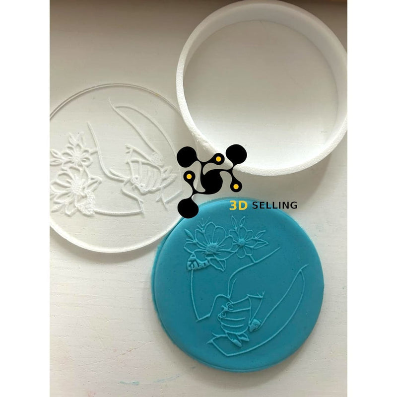 Stampo in acrilico + cutter mano mamma - 3d Selling