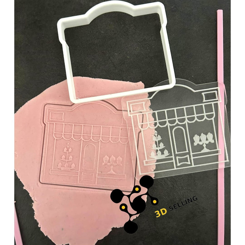 Stampo in acrilico + cutter Pasticceria Candyshop - 3d Selling