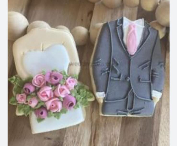 Stampo in acrilico + cutter Sposa con bouquet - 3d Selling