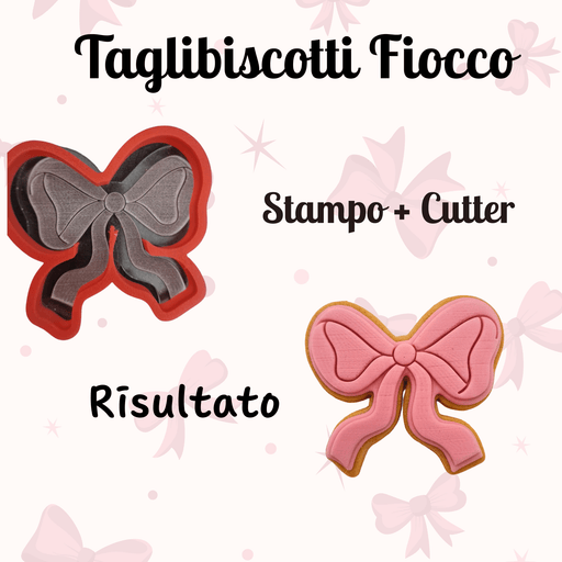 SELLING3D Casa, arredamento e bricolage:Articoli per cucina e bar:Accessori per pasticceria:Altro accessori per pasticceria Stampo in acrilico fiocco nascita