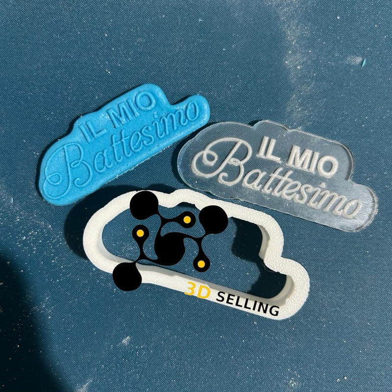 Stampo in acrilico il mio Battesimo - 3d Selling