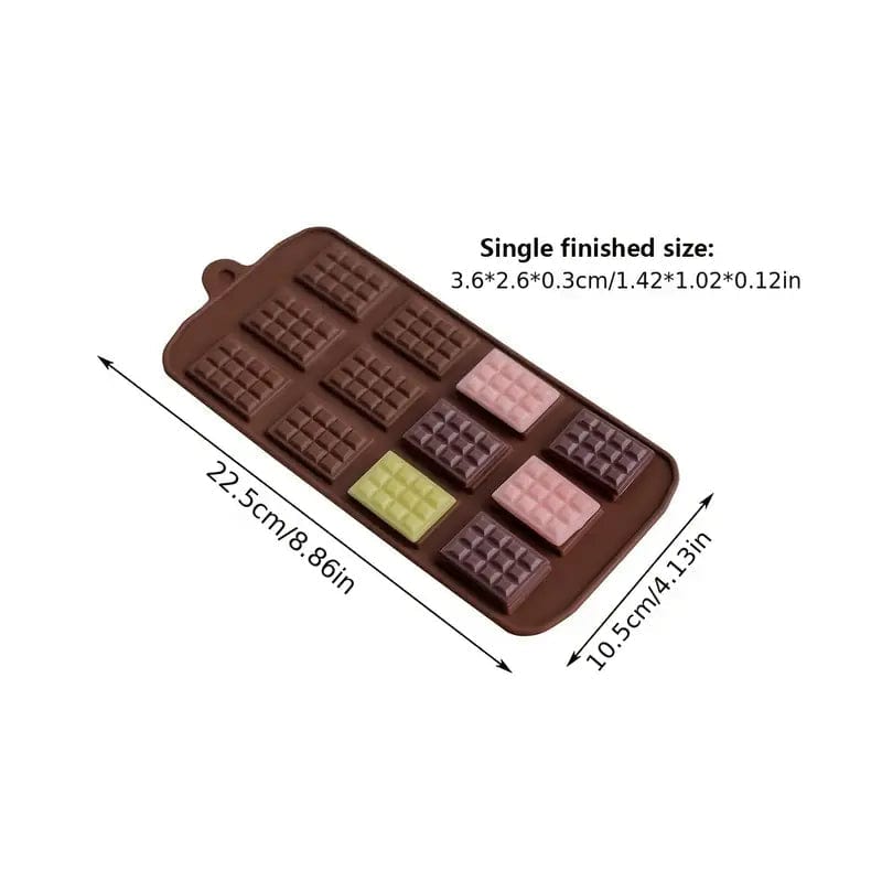 Stampo in Silicone Barretta di cioccolata - 3d Selling