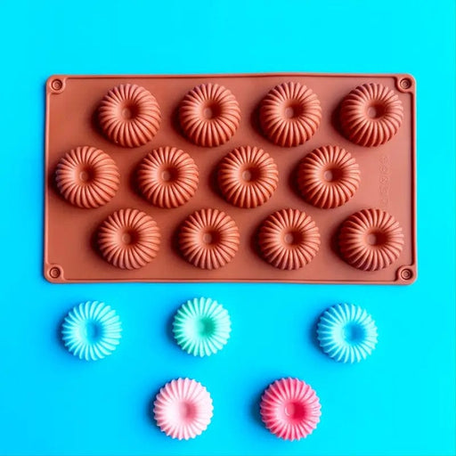 Selling3D Casa, arredamento e bricolage:Articoli per cucina e bar:Accessori per pasticceria:Altro accessori per pasticceria Stampo in silicone ciambelle Rolly 13cm