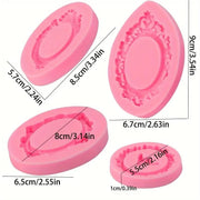 Stampo in silicone cornici set 4 pezzi - 3d Selling
