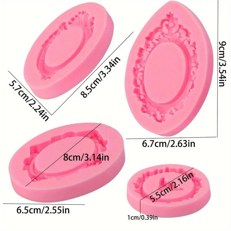 Stampo in silicone cornici set 4 pezzi - 3d Selling