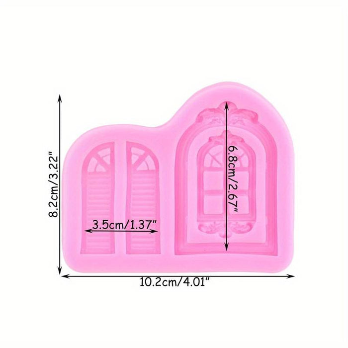 Selling3D Casa, arredamento e bricolage:Articoli per cucina e bar:Accessori per pasticceria:Altro accessori per pasticceria Stampo in silicone Finestre
