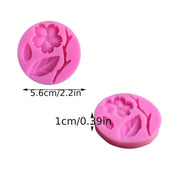 Stampo in silicone fiore rametto e foglia - 3d Selling