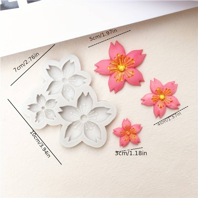 Stampo in silicone fiore Sakura - 3d Selling