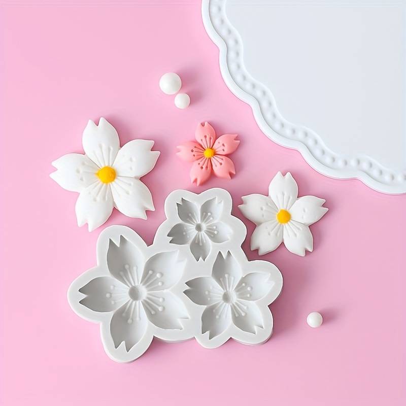Stampo in silicone fiore Sakura - 3d Selling