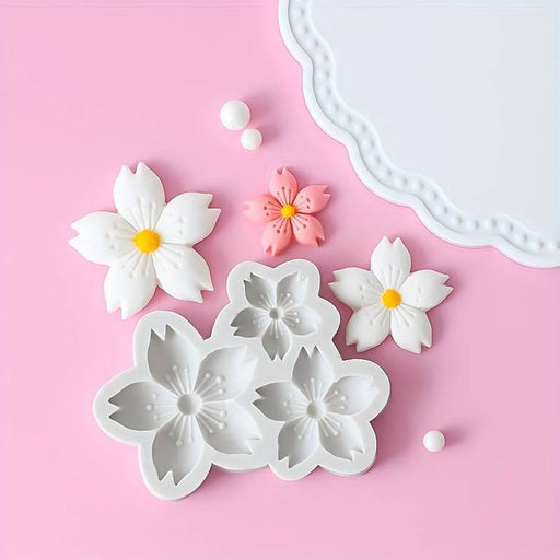 Selling3D Casa, arredamento e bricolage:Articoli per cucina e bar:Accessori per pasticceria:Altro accessori per pasticceria Stampo in silicone fiore Sakura