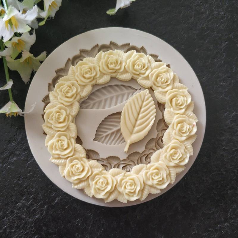 Stampo in silicone Ghirlanda di rose - 3d Selling