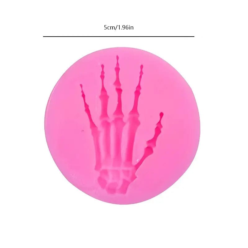 Stampo in silicone mano teschio di Halloween - 3d Selling