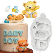 Stampo in Silicone orsetto idea Baby shower/nascita - 3d Selling