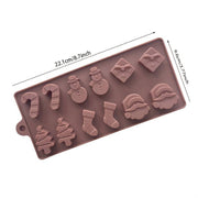 Stampo in Silicone set da 6 Tema Natale - 3d Selling