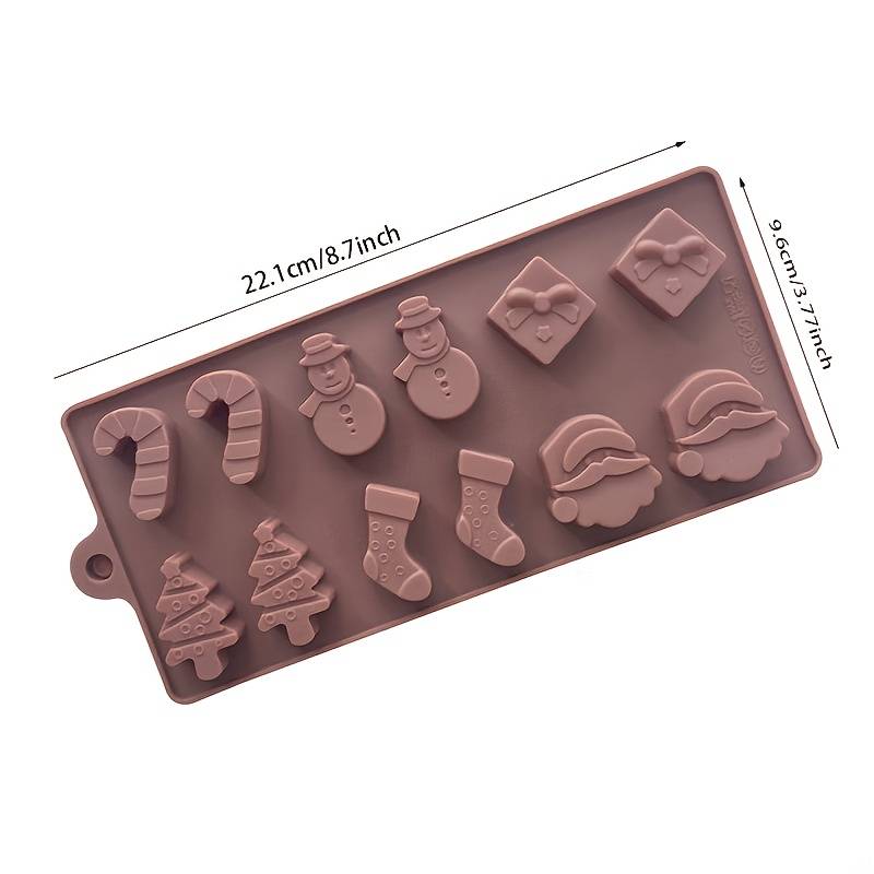 Stampo in Silicone set da 6 Tema Natale - 3d Selling
