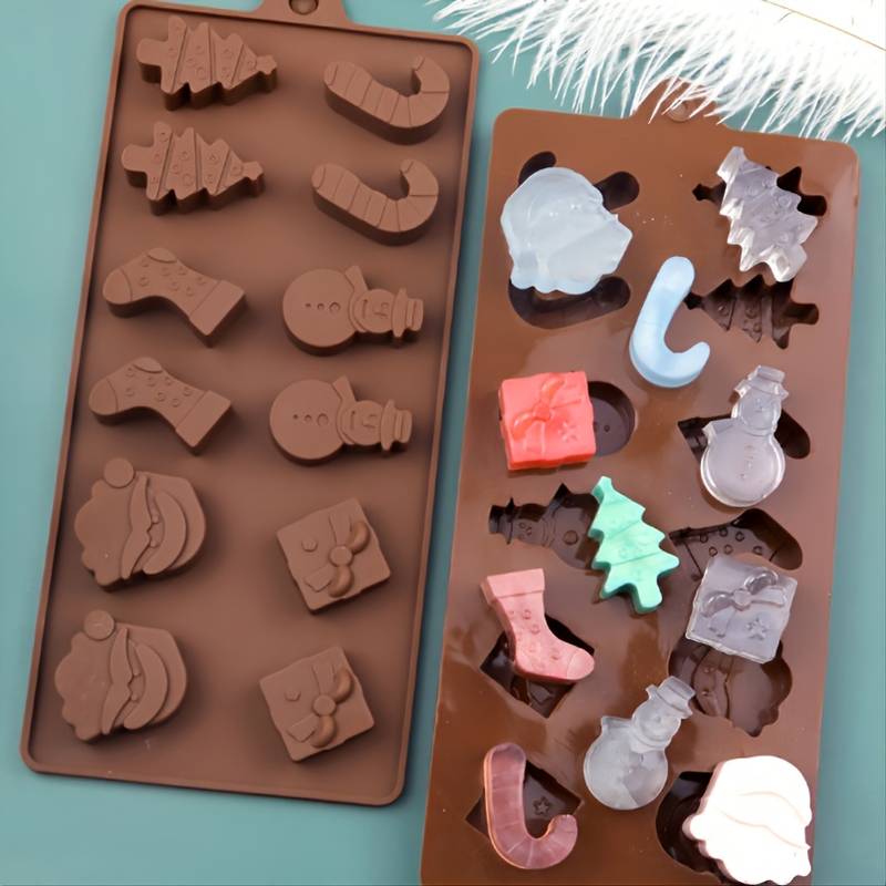 Stampo in Silicone set da 6 Tema Natale - 3d Selling