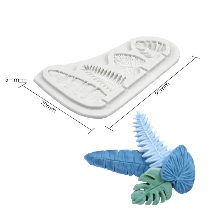 Stampo in silicone Tris Palme tropicali - 3d Selling
