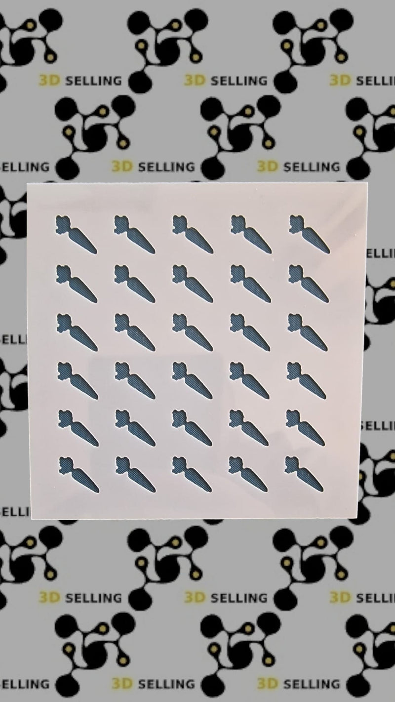 Stencil 10*10 Carote - 3d Selling