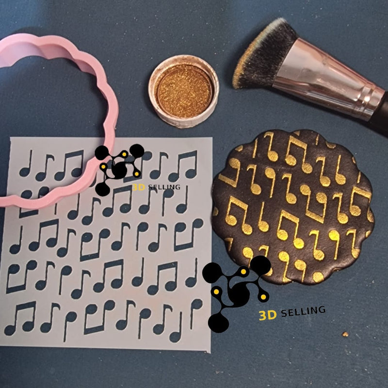 Stencil Note Musicali - 3d Selling