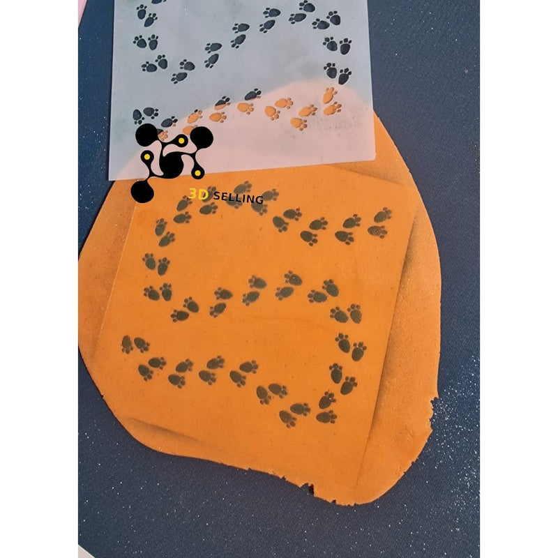 Stencil orme di coniglietto - 3d Selling