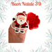 SELLING3D Casa, arredamento e bricolage:Articoli per cucina e bar:Accessori per pasticceria:Altro accessori per pasticceria Tagliabiscotti Babbo Natale 3D – Stampo per Biscotti Natalizi Decorati 8cm