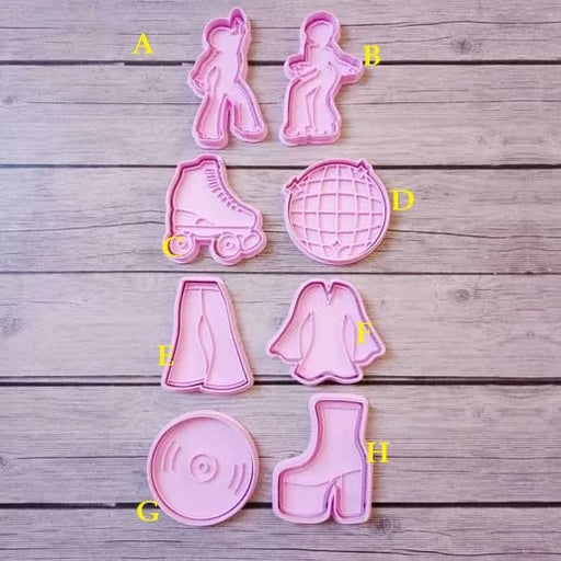SELLING3D Casa, arredamento e bricolage:Articoli per cucina e bar:Accessori per pasticceria:Altro accessori per pasticceria Tagliabiscotti tema disco Mod2