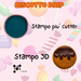 SELLING3D Casa, arredamento e bricolage:Articoli per cucina e bar:Accessori per pasticceria:Altro accessori per pasticceria Tagliabiscotto Biscotto Drip 3D – Stampo biscotti Candy Party