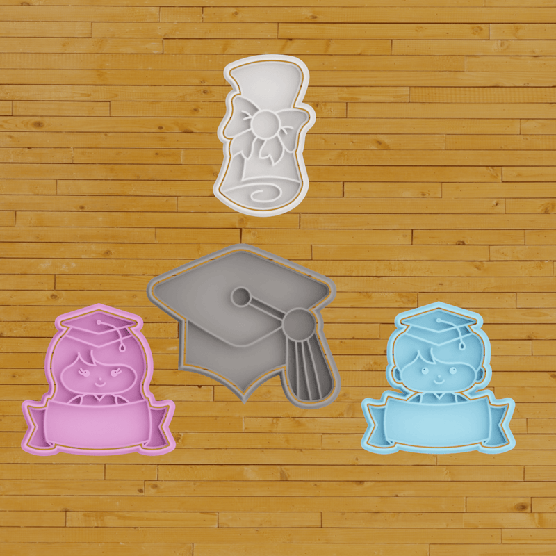 Tema  Laurea set 4 pezzi - 3d Selling