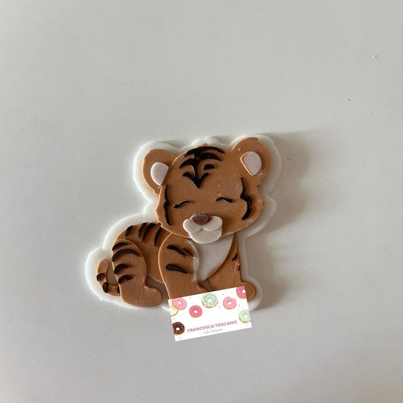 Tigre Safari stampo in 3D 8cm - 3d Selling