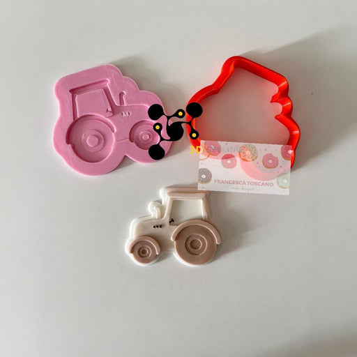SELLING3D Casa, arredamento e bricolage:Articoli per cucina e bar:Accessori per pasticceria:Altro accessori per pasticceria Trattore tagliabiscotti in 3D 8.5cm