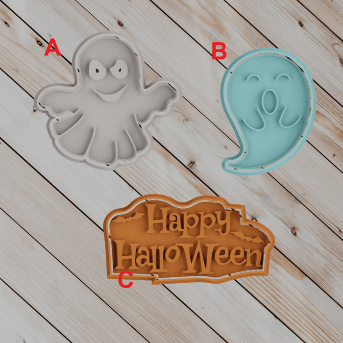 Selling3D Casa, arredamento e bricolage:Articoli per cucina e bar:Accessori per pasticceria:Altro accessori per pasticceria Tris set di Halloween 8cm