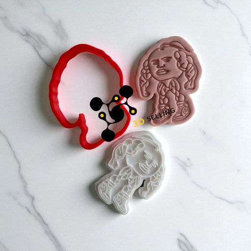 Selling3D Casa, arredamento e bricolage:Articoli per cucina e bar:Accessori per pasticceria:Altro accessori per pasticceria Udindindindidu Ma Dindindindindu cookie cutter