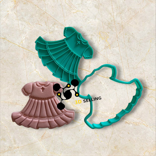 SELLING3D Casa, arredamento e bricolage:Articoli per cucina e bar:Accessori per pasticceria:Altro accessori per pasticceria Vestito comunione o battesimo