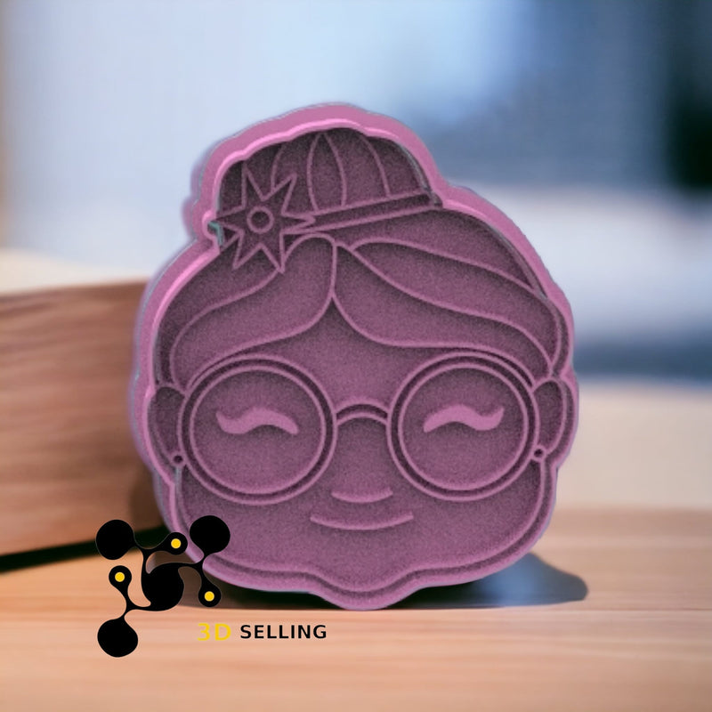 Viso nonno e nonna 8.5cm - 3d Selling