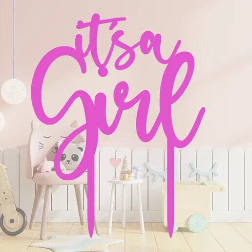 Cake Topper baby shower babyshower its a boy its a girl cake topper - 3d Selling