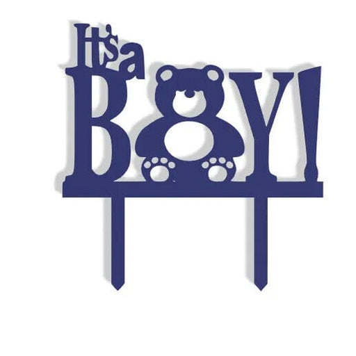 selling3d Casa, arredamento e bricolage:Articoli per cucina e bar:Accessori per pasticceria:Decorazioni torte e topper:Cake topper Its a boy Cake Topper baby shower babyshower its a boy its a girl cake topper