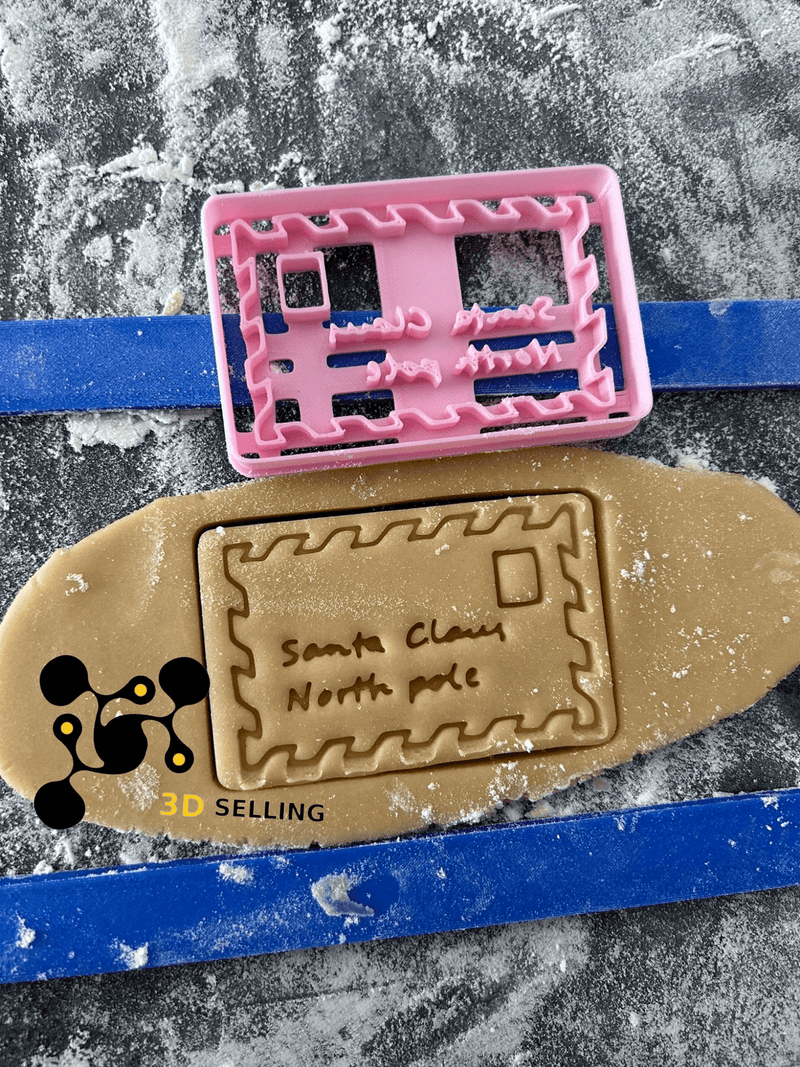 Letterina per Babbo Natatale 8cm - 3d Selling