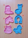 Selling3D Casa, arredamento e bricolage:Articoli per cucina e bar:Accessori per pasticceria:Formine e stampi per biscotti 1 Cavallo Set 6 pezzi cookie cutter formina tagliabiscotti o pdZ