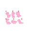 Selling3D Casa, arredamento e bricolage:Articoli per cucina e bar:Accessori per pasticceria:Formine e stampi per biscotti 1 Dinosauri Baby dino set cookie cutter set formina tagliabiscotti