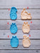 Selling3D Casa, arredamento e bricolage:Articoli per cucina e bar:Accessori per pasticceria:Formine e stampi per biscotti 1 Farfalle Set 6 pezzi cookie cutter formina tagliabiscotti o pdZ