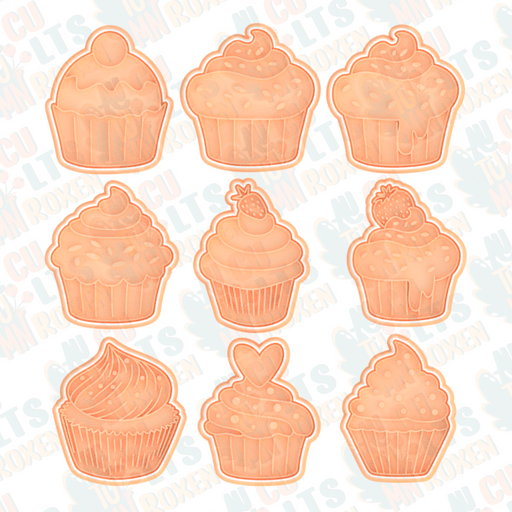 Selling3d Casa, arredamento e bricolage:Articoli per cucina e bar:Accessori per pasticceria:Formine e stampi per biscotti 1 Pezzo Cupcake Muffin Set cookie cutter formina tagliabiscotti compleanni feste