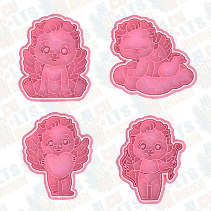 Cupido san valentino Set cookie cutter formina tagliabiscotti compleanni feste - 3d Selling