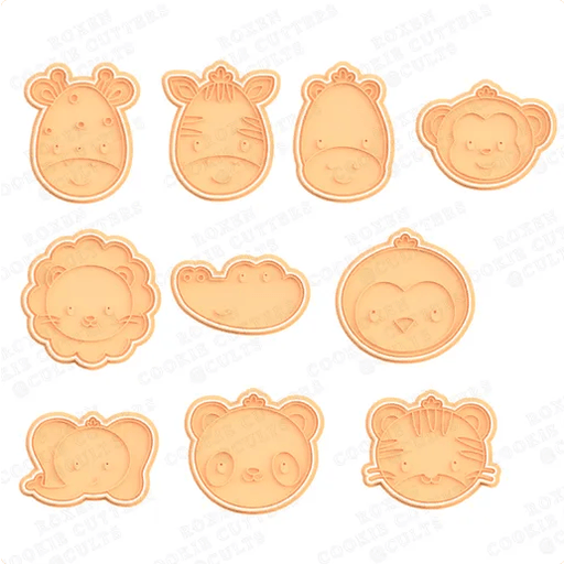 Selling3d Casa, arredamento e bricolage:Articoli per cucina e bar:Accessori per pasticceria:Formine e stampi per biscotti 1 Pezzo Formina tagliabiscotti Animali set cookie cutter pasta di zucchero