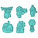 selling3d Casa, arredamento e bricolage:Articoli per cucina e bar:Accessori per pasticceria:Formine e stampi per biscotti 1 pezzo Formina tagliabiscotti Bradipo  set cookie cutter pasta di zucchero