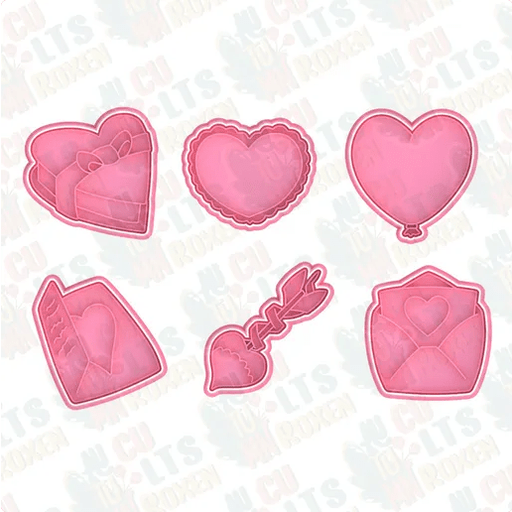 selling3d Casa, arredamento e bricolage:Articoli per cucina e bar:Accessori per pasticceria:Formine e stampi per biscotti 1 pezzo Formina tagliabiscotti cuore san valentino set cookie cutter pasta di zucchero